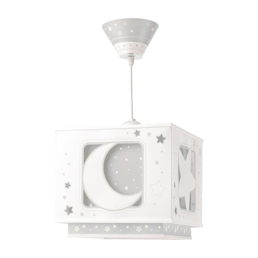Dalber 63232E - Dětský lustr MOON LIGHT 1xE27/60W/230V