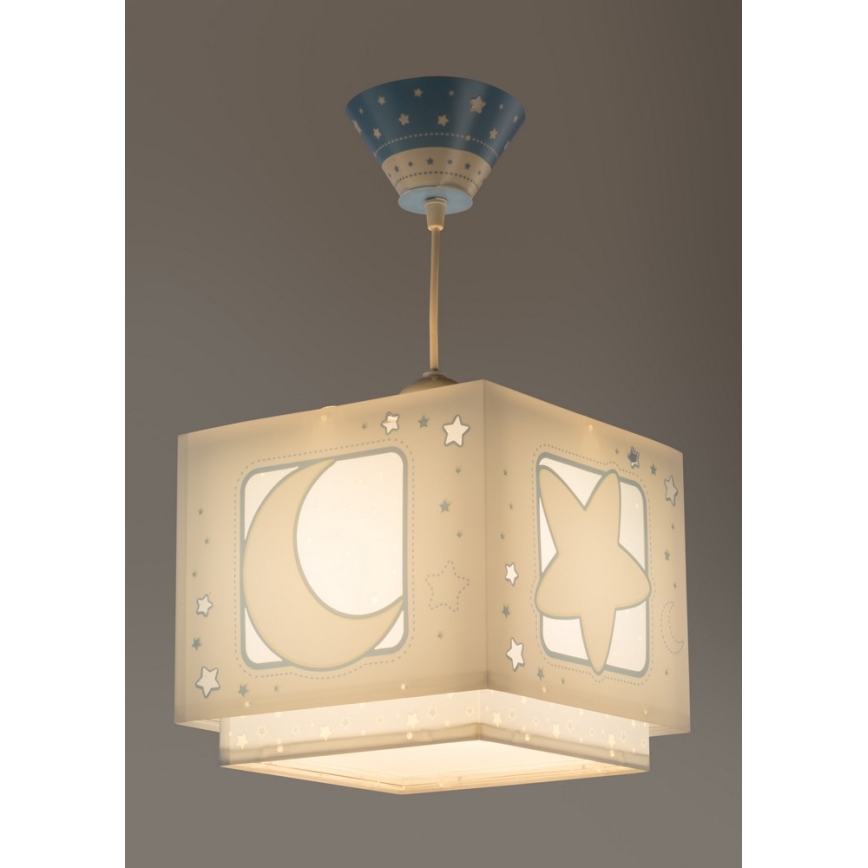 Dalber 63232T - Dětský lustr MOON LIGHT 1xE27/60W/230V
