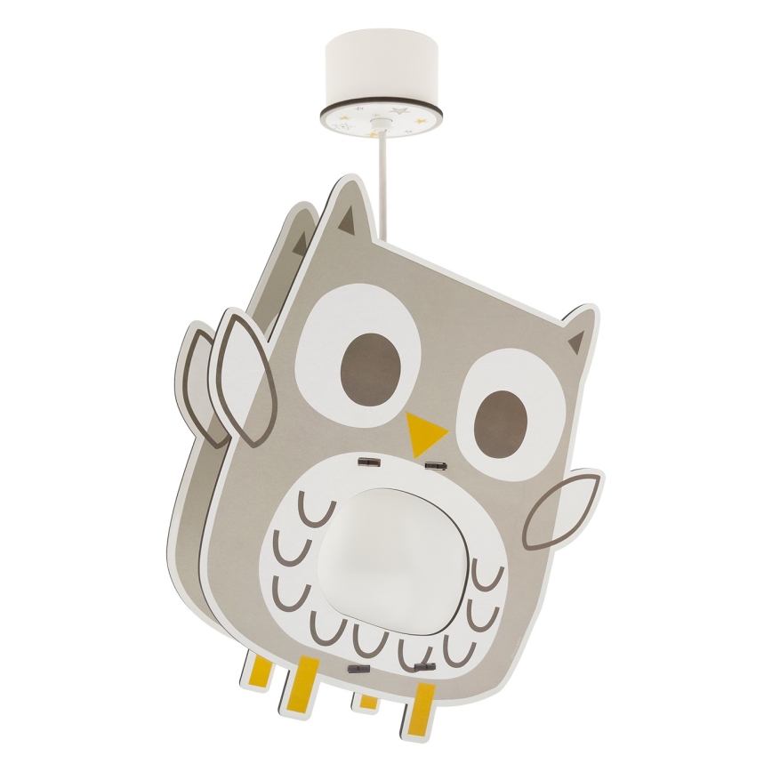 Dalber 63397 - Dětský lustr OWL 1xE27/15W/230V