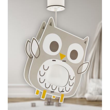 Dalber 63397 - Dětský lustr OWL 1xE27/15W/230V