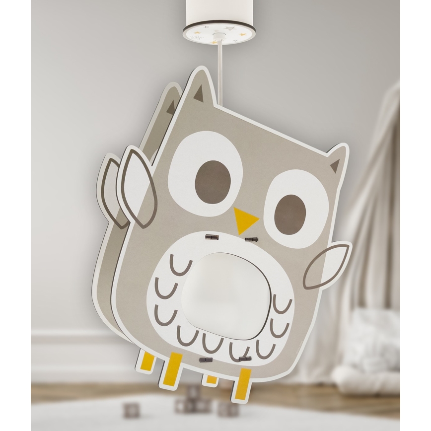 Dalber 63397 - Dětský lustr OWL 1xE27/15W/230V