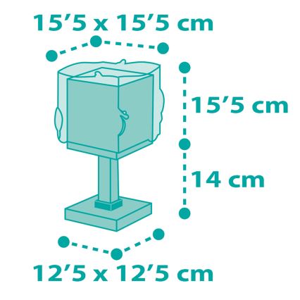 Dalber 63441 - Dětská lampička MERMAIDS 1xE14/60W/230V