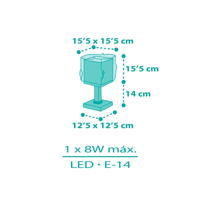 Dalber 63441N - LED Dětská lampička MERMAIDS 1xG4/4W/230V pestrobarevná