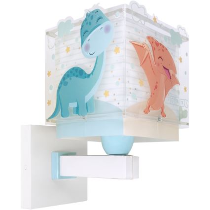 Dalber 63459 - Dětská nástěnná lampa BABY DINOS 1xE27/15W/230V pestrobarevná