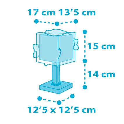 Dalber 63471 - Dětská lampička BABY SHARK 1xE14/60W/230V