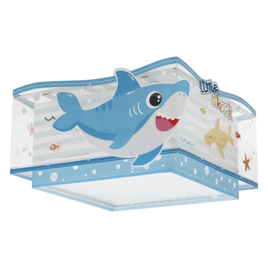 Dalber 63476 - Dětské stropní svítidlo BABY SHARK 2xE27/60W/230V