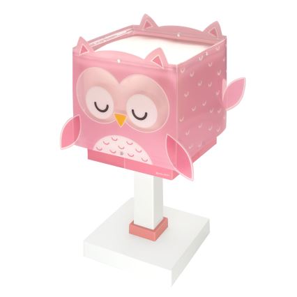 Dalber 64481N - LED Dětská lampička LITTLE OWL 1xG4/4W/230V růžová