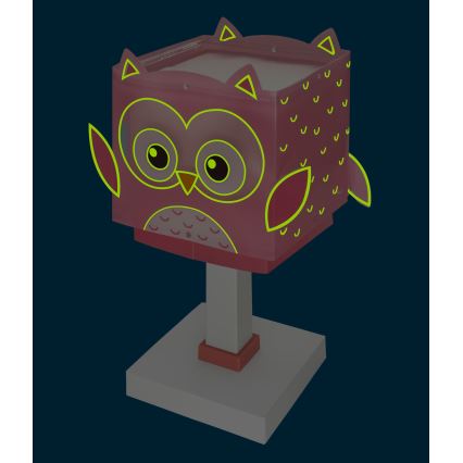 Dalber 64481N - LED Dětská lampička LITTLE OWL 1xG4/4W/230V růžová