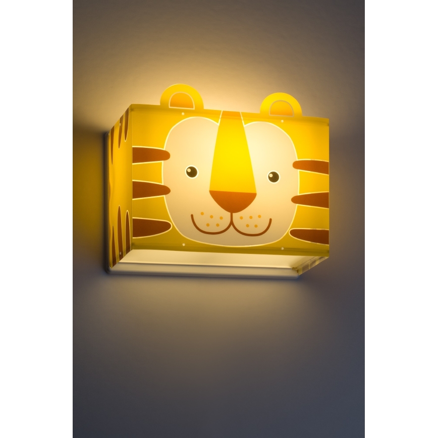 Dalber 64568 - Dětské nástěnné svítidlo LITTLE TIGER 1xE27/60W/230V