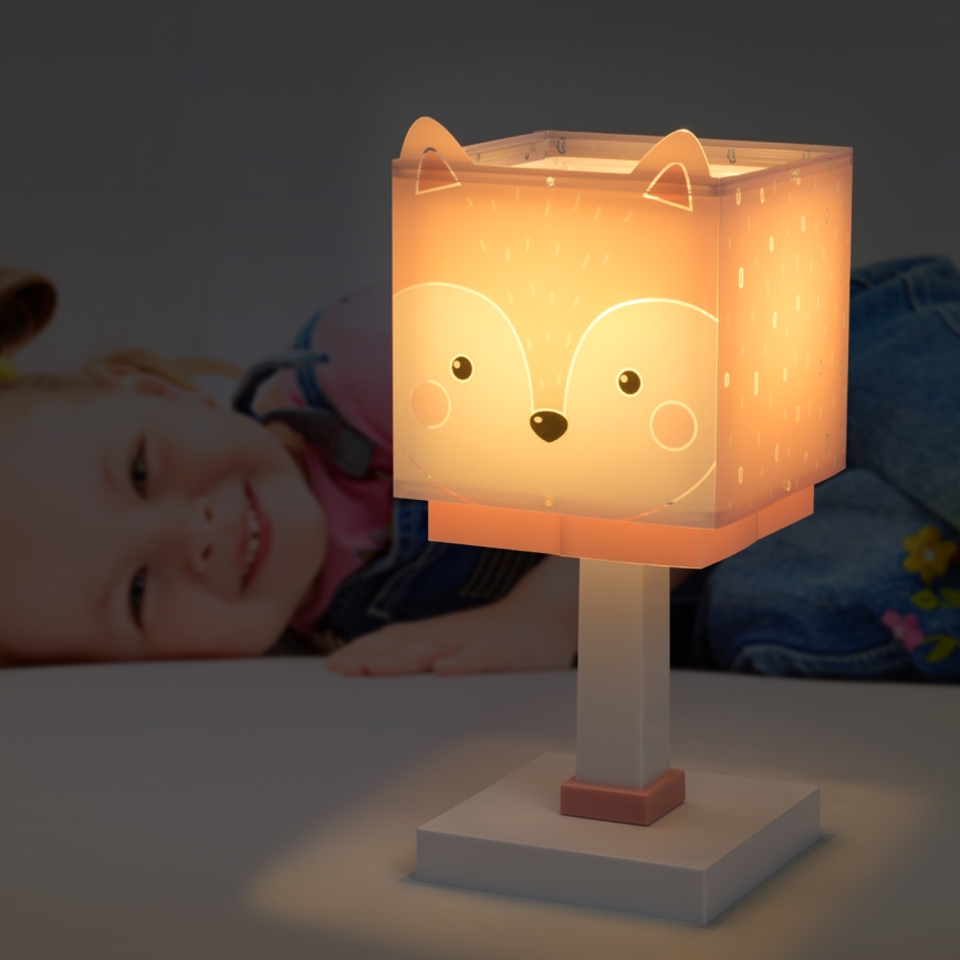 Dalber 64581N - LED Dětská lampička LITTLE FOX 1xG4/4W/230V růžová