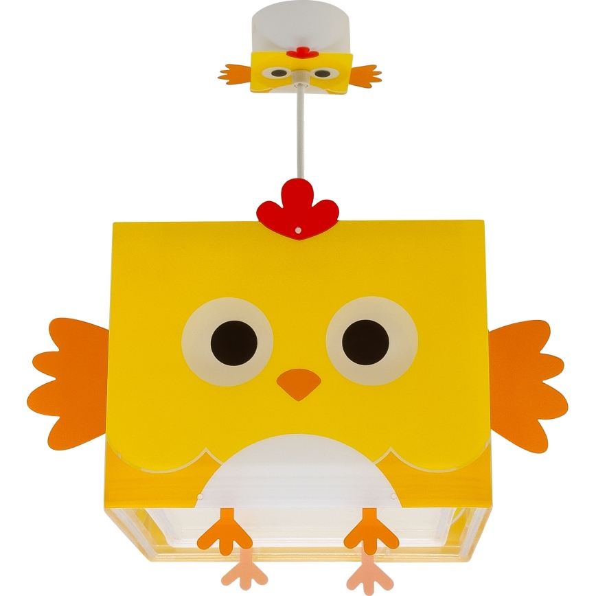 Dalber 64642 - Dětský lustr LITTLE CHICKEN 1xE27/15W/230V