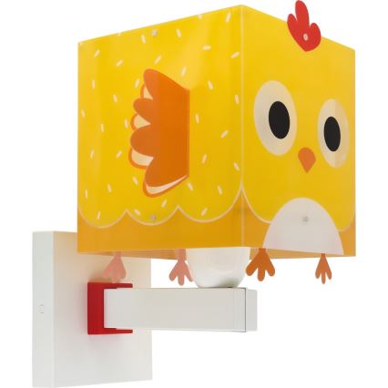 Dalber 64649 - Dětské nástěnné svítidlo LITTLE CHICKEN 1xE27/15W/230V