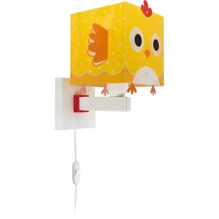 Dalber 64649 - Dětské nástěnné svítidlo LITTLE CHICKEN 1xE27/15W/230V