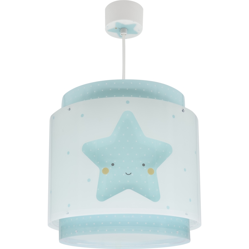 Dalber 76012T - Dětský lustr BABY DREAMS 1xE27/15W/230V modrá