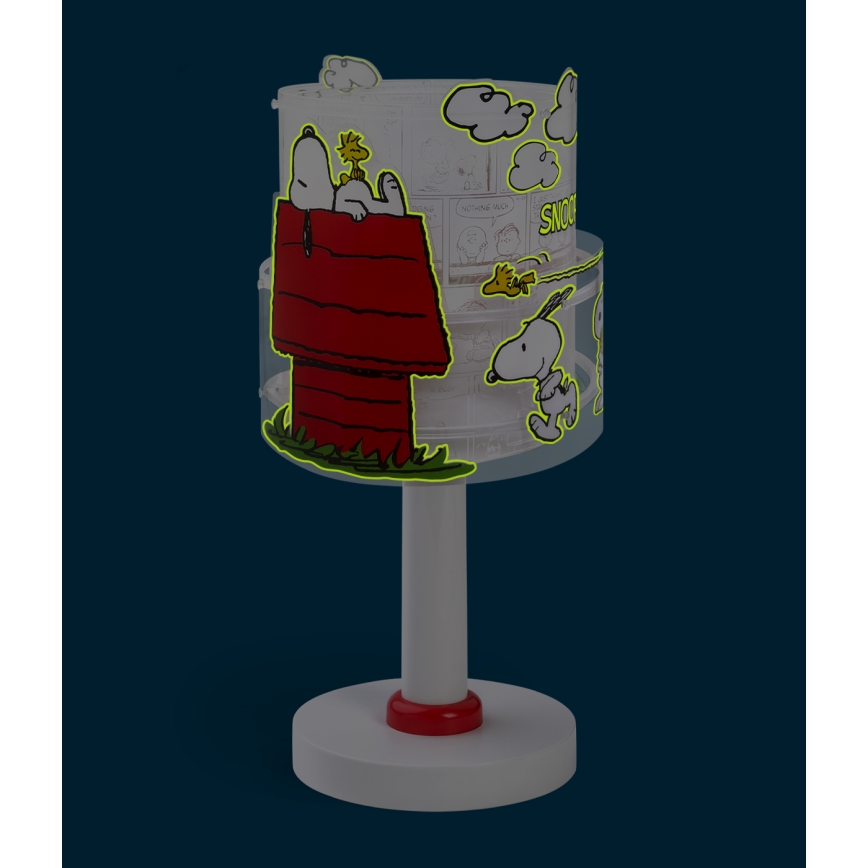 Dalber 76301 - LED Dětská lampička SNOOPY 1xG4/4W/230V bílá/červená