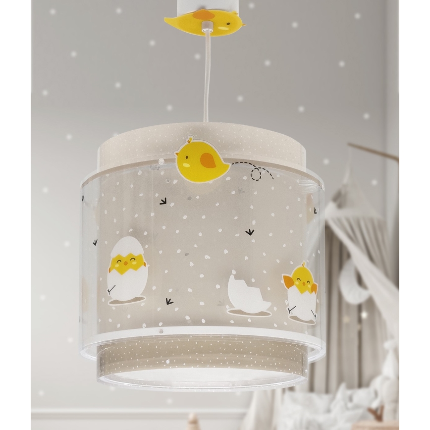 Dalber 76872 - Dětský lustr BABY CHICK 1xE27/15W/230V