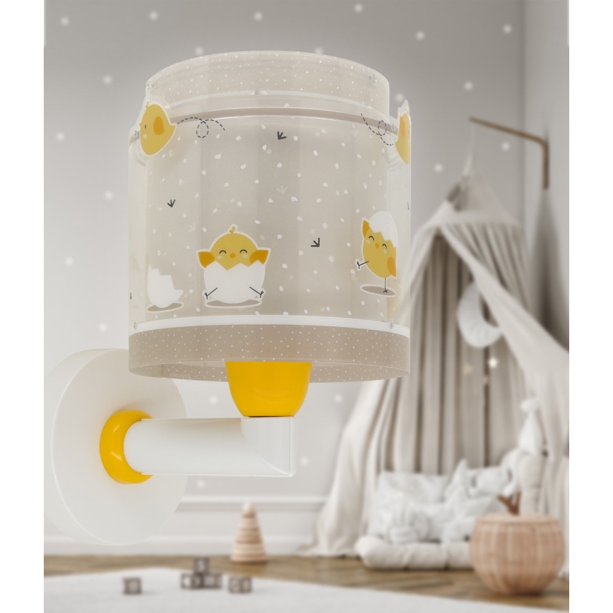 Dalber 76879 - Dětské nástěnné svítidlo BABY CHICK 1xE27/15W/230V