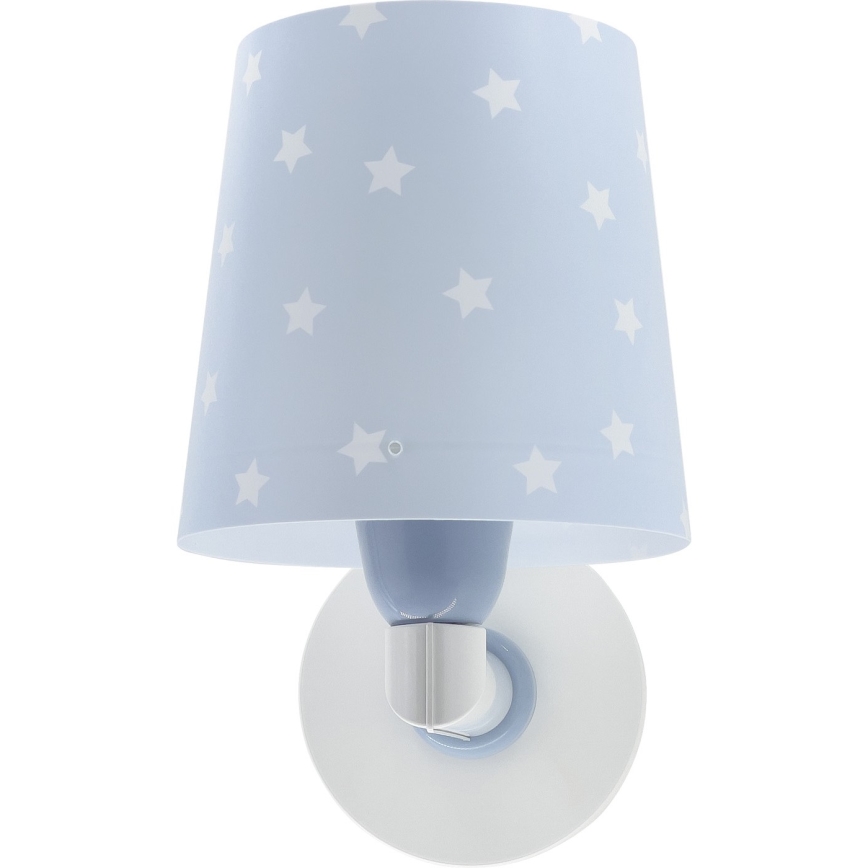 Dalber 82219T - Dětské nástěnné svítidlo STAR LIGHT 1xE27/60W/230V modrá