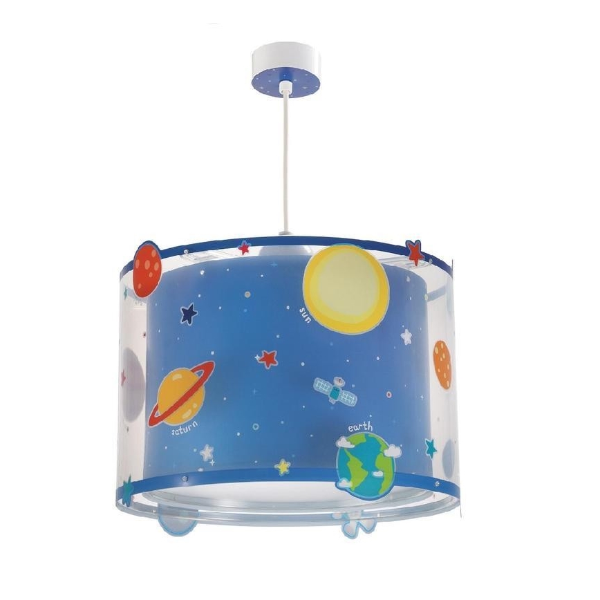 Dalber D-41342 - Dětský lustr PLANETS 1xE27/60W/230V