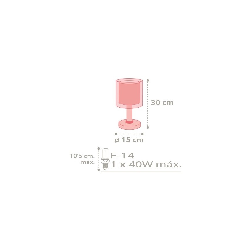 Dalber D-41431 - Dětská lampička COLOR RAIN 1xE14/40W/230V