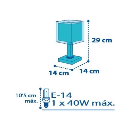 Dalber D-43421 - Dětská lampička PETIT MARIN 1xE14/40W/230V