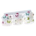 Dalber D-62143 - Dětské stropní svítidlo BUTTERFLY 3xE27/60W/230V