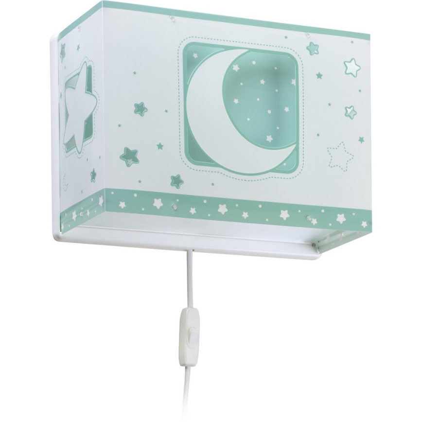 Dalber D-63238H - Dětské nástěnné svítidlo MOONLIGHT 1xE27/60W/230V