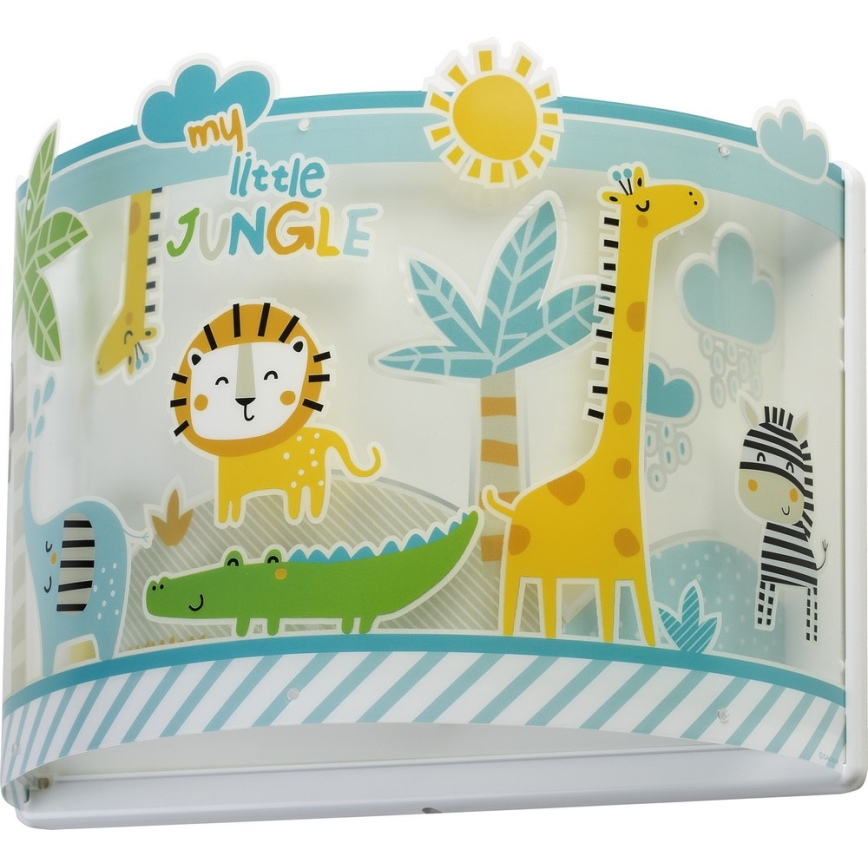Dalber D-76118 - Dětské nástěnné svítidlo JUNGLE 1xE27/60W/230V