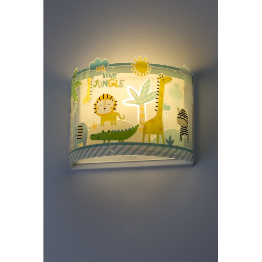 Dalber D-76118 - Dětské nástěnné svítidlo JUNGLE 1xE27/60W/230V