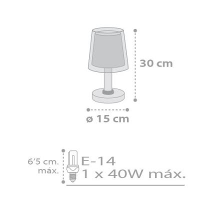 Dalber D-81211E - Dětská lampička STARS 1xE14/40W/230V