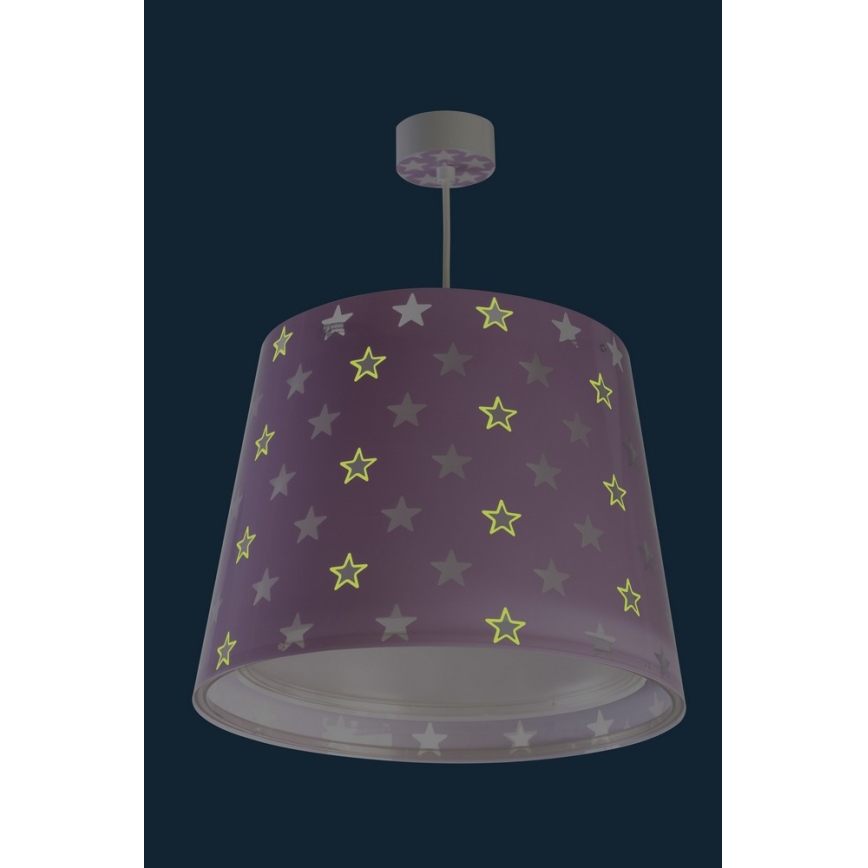Dalber D-81212L - Dětský lustr STARS 1xE27/60W/230V