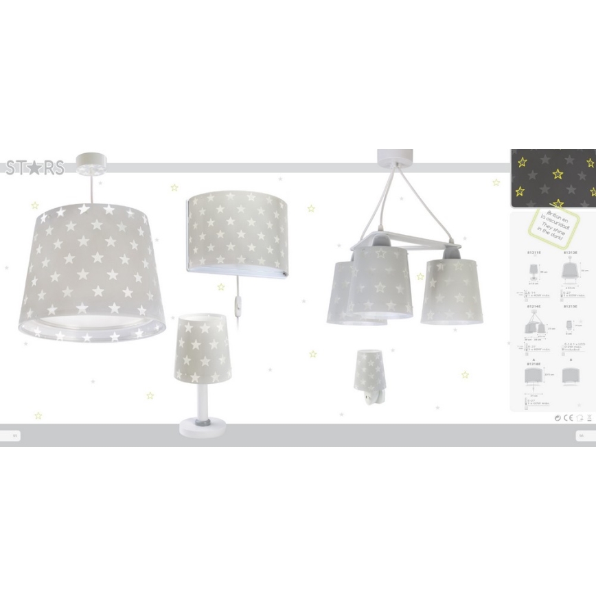 Dalber D-81215E - LED noční světlo STARS 1xE14/0,5W/230V
