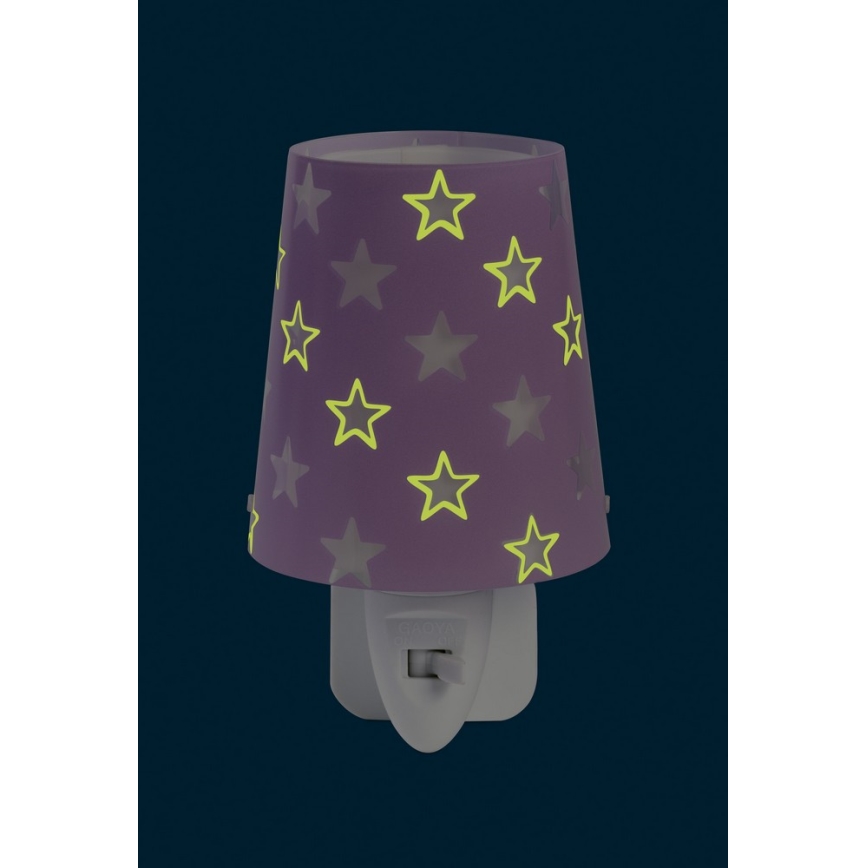 Dalber D-81215L - LED Dětské noční světlo STARS 1xLED/0,3W/230V