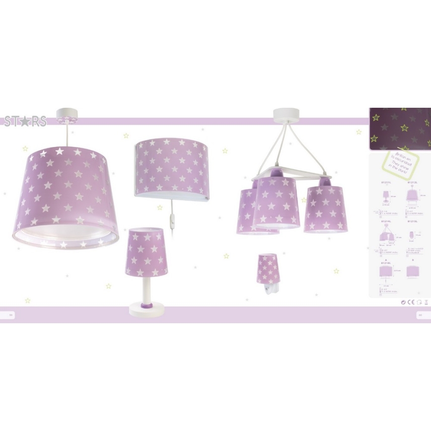 Dalber D-81215L - LED noční světlo STARS 1xE14/0,5W/230V