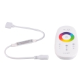 Dálkový ovladač pro RGBW LED pásky 12-24V 2,4GHz 2xAAA + controler
