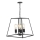 Där Lighting ACA8622 - Lustr na řetězu ACADEMY 4xE27/60W/230V černá