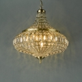 Där Lighting ASM0675 - Lustr na řetězu ASMARA 6xE14/40W/230V mosaz