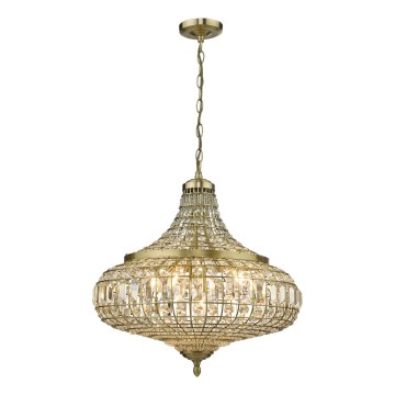Där Lighting ASM0675 - Lustr na řetězu ASMARA 6xE14/40W/230V mosaz