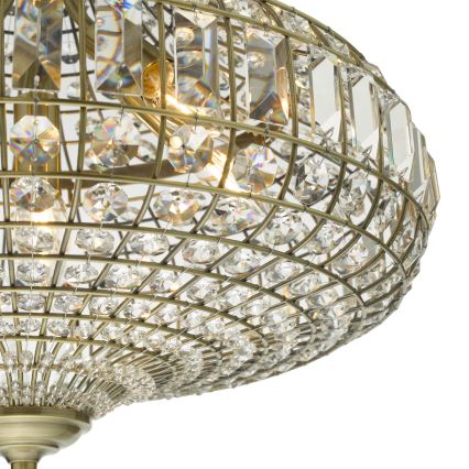 Där Lighting ASM0675 - Lustr na řetězu ASMARA 6xE14/40W/230V mosaz