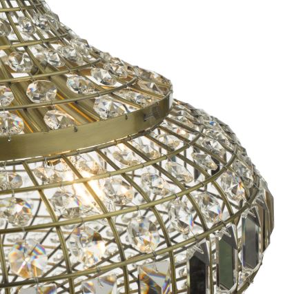 Där Lighting ASM0675 - Lustr na řetězu ASMARA 6xE14/40W/230V mosaz