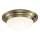 Där Lighting BAR5075 - Koupelnové stropní svítidlo BARCLAY 1xE27/60W/230V pr. 38 cm mosaz