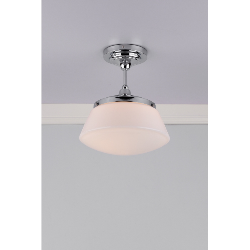 Där Lighting CAD0150 - Koupelnový přisazený lustr CADEN 1xE27/60W/230V IP44 lesklý chrom