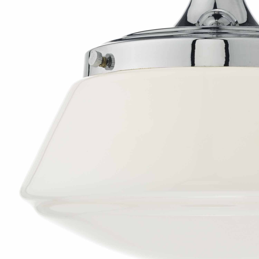 Där Lighting CAD0150 - Koupelnový přisazený lustr CADEN 1xE27/60W/230V IP44 lesklý chrom