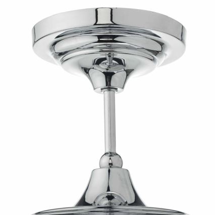 Där Lighting CAD0150 - Koupelnový přisazený lustr CADEN 1xE27/60W/230V IP44 lesklý chrom