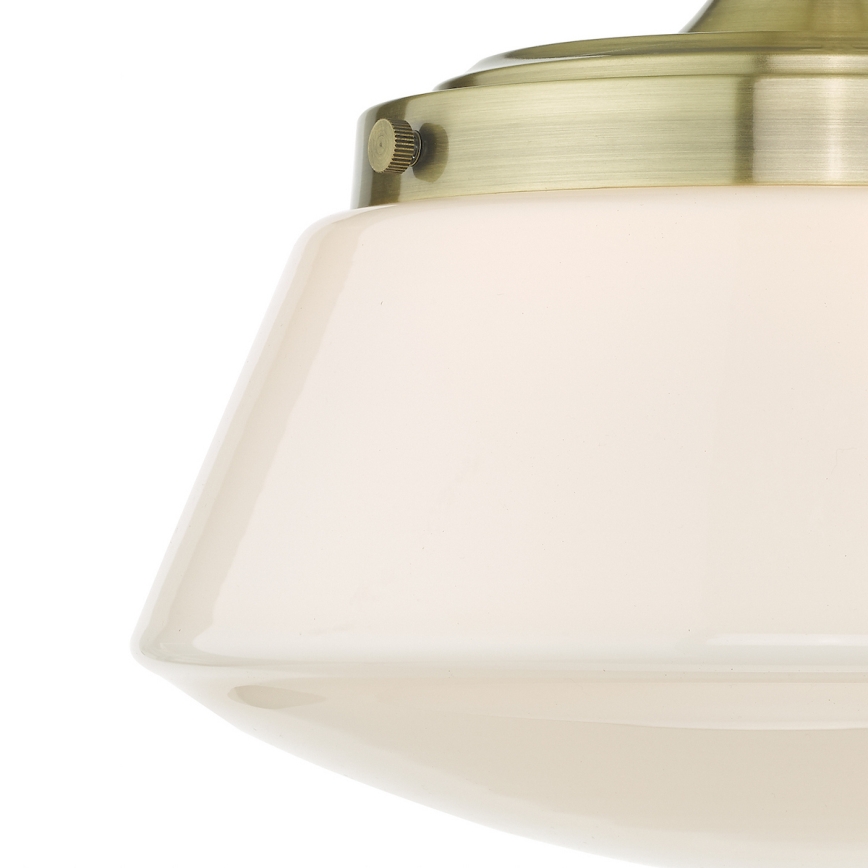 Där Lighting CAD0175 - Koupelnový přisazený lustr CADEN 1xE27/60W/230V IP44 mosaz