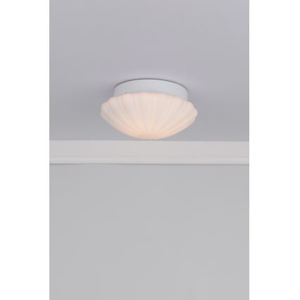 Där Lighting CAF502 - Koupelnové stropní svítidlo CAFE 1xE27/60W/230V pr. 27 cm IP44 bílá