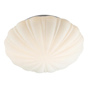 Där Lighting CAF502 - Koupelnové stropní svítidlo CAFE 1xE27/60W/230V pr. 27 cm IP44 bílá