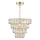Där Lighting CER0135 - Lustr na řetězu CERYS 1xE27/60W/230V zlatá