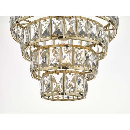 Där Lighting CER0135 - Lustr na řetězu CERYS 1xE27/60W/230V zlatá