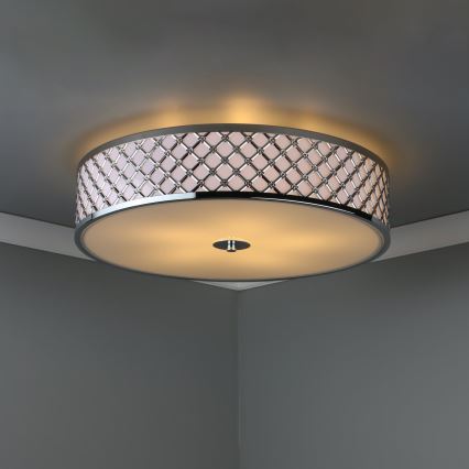 Där Lighting CIV5050 - Stropní svítidlo CIVIC 5xE14/60W/230V pr. 50 cm lesklý chrom